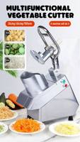 Automatische Commerciële Groentesnijmachine Huishoudapparaat Voor Het Snijden Van Aardappelmeel Belangrijke Componenten Inclusief Motor