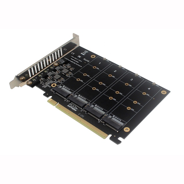 M.2 Nvme to Pcie Add on Cards Adapter X1 4 Nvme Pcie X16 3.0 a Nmve Express Card to Pcie X16 Adapter