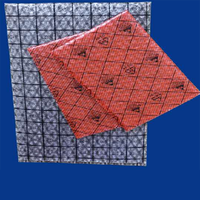 Sac en maille PE conducteur à grille noire personnalisé Emballage de protection ESD et produit d'impression