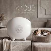 Sèche-cheveux portable électrique intelligent et professionnel pour animaux de compagnie, silencieux et rapide, pour chiens et chats, séchoir de salon pour animaux, séchoir de cage pour animaux