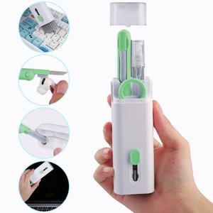 Kit de nettoyage 7 en 1 Brosse de nettoyage pour clavier d'ordinateur Stylo de nettoyage pour écouteurs Outils de nettoyage pour écouteurs Ensemble de tire-boutons - Product Image 3