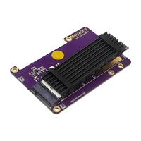 Dissipateur thermique M.2 SSD en aluminium, radiateur pour disques SSD, coussin thermique en silicone pour NVME NGFF M2 2280 PCI-E Raspberry Pi 5