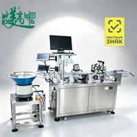 Machine de marquage de traçabilité en circuit fermé avec deux stations d'inspection CCD indépendantes et rejet pneumatique des défauts pour les capuchons