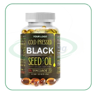 VitaSpring Skin Health Vitamine E Graines de Cumin Noir 120 Huile d'Origan Huile de Nigelle Sativa Pressée à Froid Huile de Graines Noires Bio Softgels