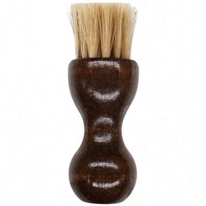 Mini Shoe Brush Gourd Shaped Small Applicator Brush for Shoe <b>Polishing</b> <b>Waxing</b> Oiling Buffing Cleaning Detail Brush - Product Image 6
