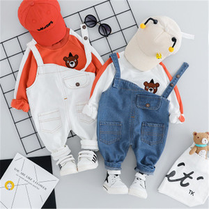 Ropa sin Marca OEM, Último Diseño Coreano para Niños, Camisetas Orgánicas para Niños, Jeans Lavados con Efecto Desgastado, Compra Directa en China - Product Image 4