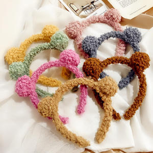 عقال دب محشو لطيف من المصنع بالجملة مع آذان لطيفة للفتيات بحافة واسعة - Product Image 3