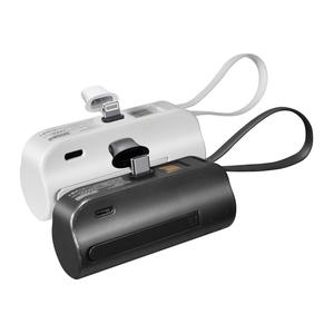 Portable 2-in-1 Outdoor <strong>Pocket</strong> Battery Charger External Powerbank for iPhone 16 Pro Max for Samsung S23 <strong>Plus</strong> 5000mAh <strong>Power</strong> Bank - Product Image 1