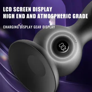 Leistungs starker hohler Anal Plug Vibrator Adaptive Expansion <span class=keywords><strong>Contraction</strong></span> Buttplug für Männer Prostata <span class=keywords><strong>Vagina</strong></span> G-Punkt Stimulation Sexspielzeug