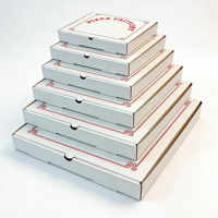 SP3952 Cajas de Pizza Corrugadas Desechables al por Mayor, Ecológicas, Reciclables, con Laminación Mate de Cuatro Colores y Logotipo Personalizado