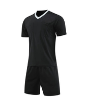 100% Polyester séchage rapide hommes Football arbitre Football maillot nouveau Design adulte sport uniforme chemise en gros en vrac blanc