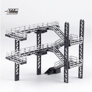 Accessoires en PVC pour hangar Gundam Mecha, base militaire, quai, escalier - Product Image 1