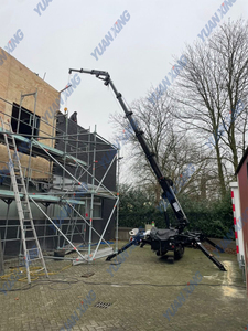 EPA CE承認YUANXINGテレスコピックブームスパイダークレーン3トン3トン3トン5トン8トンクローラースパイダークレーンフライジブ - Product Image 6