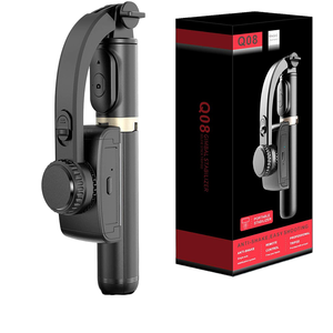 Stabilisateur de cardan à axe unique Q08 pour téléphone 360 Rotation Selfie Stick avec <span class=keywords><strong>trépied</strong></span> pliable caché pour vidéos <span class=keywords><strong>Tik</strong></span> <span class=keywords><strong>Tok</strong></span> - Product Image 1