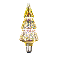 Support de lampe rétro E27 à vis, tube de feux d'artifice, filament personnalisable, température de couleur réglable, lampes pour sapin de Noël, DC 85-265V