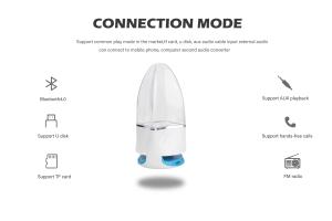 2023 nueva tendencia LED luz colorida estéreo agua baile agua altavoces regalos de navidad artículos de regalo - Product Image 2