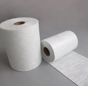 Aanpasbare Lichtgewicht Waterbestendige Gecoate Glasvezel Gehakte Streng Mat Microfiber Stof Voor Bekleding Industriële Rol - Product Image 5