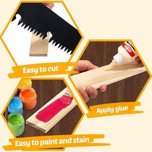 Tiras <span class=keywords><strong>de</strong></span> <span class=keywords><strong>Madera</strong></span>, Palitos <span class=keywords><strong>de</strong></span> <span class=keywords><strong>Madera</strong></span> para Manualidades, 20 Piezas <span class=keywords><strong>de</strong></span> Varillas Cuadradas <span class=keywords><strong>de</strong></span> <span class=keywords><strong>Madera</strong></span> para Manualidades, Piezas <span class=keywords><strong>de</strong></span> <span class=keywords><strong>Madera</strong></span> <span class=keywords><strong>de</strong></span> Pino sin Acabado para Manualidades - Product Image 4