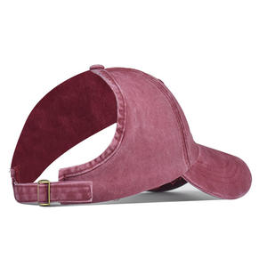 Couleur unie Gorras personnalisé broderie Logo naturel cheveux bouclés chapeau dos nu casquette de Baseball chapeau pour femmes <span class=keywords><strong>Afro</strong></span> bouffée queue de cheval chapeau de soleil - Product Image 3