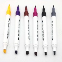 Stylos de Graffiti Publicitaires Professionnels Multicolores à Double Pointe Marqueurs d'Art