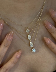 Collier/bracelet/boucles d'oreilles/bague/chaîne tennis en diamant de laboratoire sur mesure, plusieurs styles de taille, certificat IGI, couleur D-E, pureté VVS1/VS1 - Product Image 3