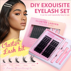 Lash Cụm Biểu Tượng Tùy Chỉnh Fluffy Lông Mi Cụm Bán Buôn Đen Cụm Lông Mi Kit Nhãn Hiệu Riêng - Product Image 6