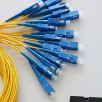 China Fiber Optic Patch Cord Sc Upc 1M 2M 3M Carrier-grade Single-mode PVC/LSZH G652D/G657A1 Fiber Factory Direct Sale