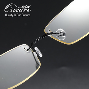 نظارات osare بعلامة تجارية فاخرة مطبوعة نظارات ألمانية نظارات كلاسيكية بدون إطار نظارات عيون بدون برغي إطارات بصرية من التيتانيوم - Product Image 5