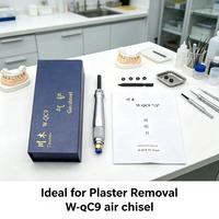 Ciseau pneumatique pour laboratoire dentaire, avec réglage de l’impact et poignée antidérapante, pour un décollement du plâtre