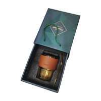 Ramadan arabie saoudite lumière luxe tasse ensemble emballage boîte-cadeau et sac en céramique arabe cafetière tasses à café emballage boîte-cadeau