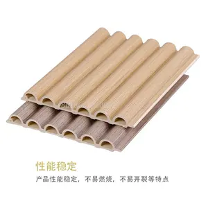 Cheap Wpc Tube cladding China Wpc Board Anti-uv Timber Decking Outdoor Wood Composite Decorative Tubes panel