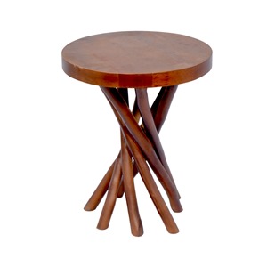 Table en bois au design moderne avec 7 pieds Table d'appoint unique pour la maison, l'hôtel, le restaurant ou la table basse du jardin - Product Image 4