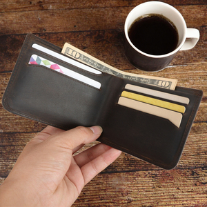 Stylish Men's Vintage Candy Pattern Eco-Friendly Leather <b>Wallet</b> Open Short Polyester Travel Credit <b>Card</b> <b>Holder</b> Coin Purse - Product Image 3