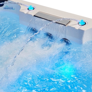 Grand <span class=keywords><strong>Spa</strong></span> de natation en plein air de Style moderne, jacuzzi sans fin jackcuzi, piscine de jardin pour foyer, à vendre - Product Image 6