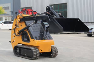 Spedizione gratuita cina di alta qualità Mini Skid Steer Loader Kubota pale ruote a basso prezzo nuovo Design Mini Crawler Track Loader per - Product Image 5
