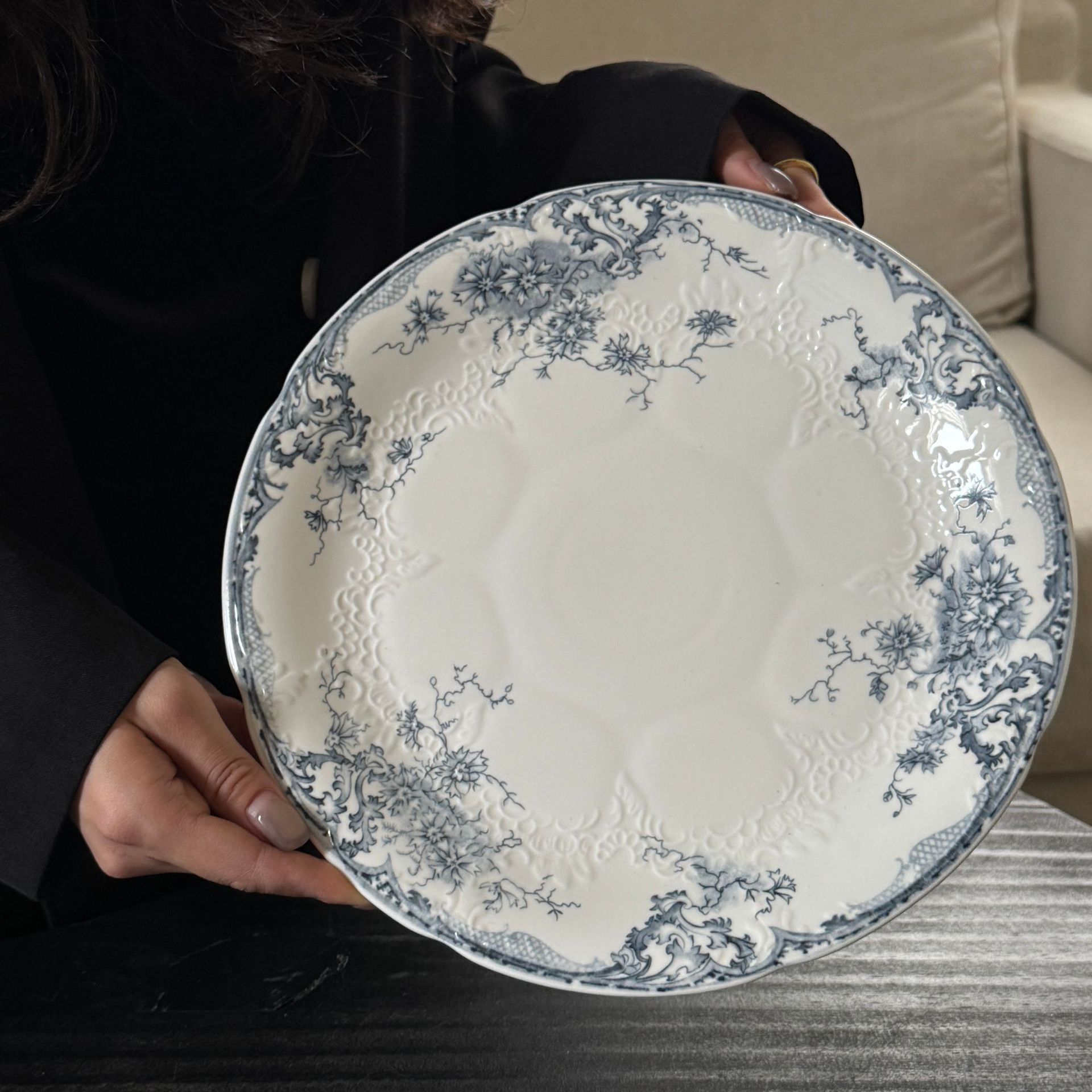 Assiette plate de 10 pouces