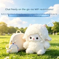 Peluche interactive vocale intelligente Lori AI en forme d'agneau, coffret cadeau, cadeau d'anniversaire LR-01, rembourrage en coton PP, vente en gros usine