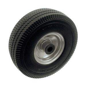 Pneu plein en mousse 4.10/3.50-4 pour chariot de tondeuse à gazon - Product Image 2