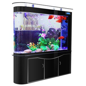 Bể cá thủy tinh hình chữ U bể cá đa năng góc lọc đáy lớn trong phòng khách - Product Image 6