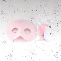 Masques d'animaux dessins animés pour enfants, bavettes de bricolage mignonnes, avec LED, Lion, renard, raton laveur, panthère rose, Panda, coq, licorne