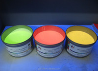 Tinta Keamanan Offset Printing UV Tinta Tak Terlihat, Warna Oranye, 500 Gram/Kaleng