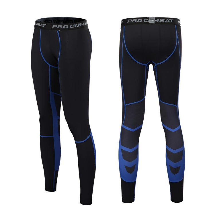 Pantalon en maille [Bleu]
