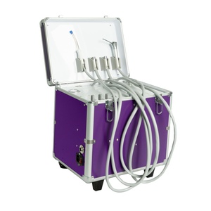 <span class=keywords><strong>Unit</strong></span>à Dentale Portatile con Compressore d'Aria e Turbina, Sistema di Trattamento Dentale Mobile, <span class=keywords><strong>Mini</strong></span> Carrello Dentale Portatile Stile Valigia - Product Image 4