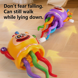 New funky dancing octopus wind-up toy, slides and wiggles, fun quirky twist, kids' gift - Product Image 2