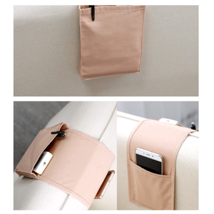 Sofa Armrest Organizer Remote Control Holder Magazine Storage Basket Bed Couch Chair Arm <strong>Bedside</strong> <strong>Caddy</strong> for TV Remote Control - Product Image 4