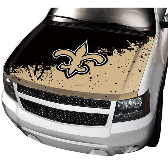 Özel New Orleans Saints araba kaput kapağı bayrağı