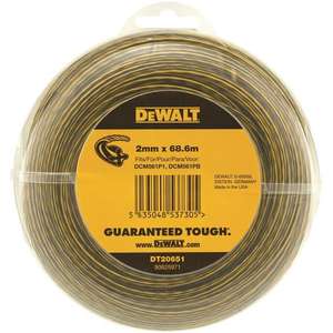 Hilo para Desbrozadora Dewalt de 2 mm x 68,6 m, Garantía de Resistencia, para Piezas de Podadora Serie DCM561P - Product Image 1