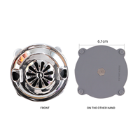 Tête de jet magnétique sans tuyau pour pédicure, remplacement portable pour baignoire, fauteuil de pédicure, équipement de spa capillaire (argent)
