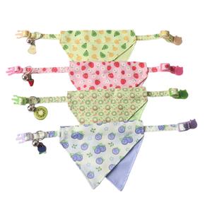 Collier de chat de fruits Double couche haute <span class=keywords><strong>Performance</strong></span> avec décoration de rivet nouveau motif d'impression de dessin animé de fournitures pour animaux de compagnie pour les chiens - Product Image 2