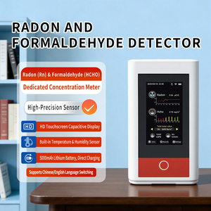 Detector de Gases de Contaminación Atmosférica, Radón (Rn) y Formaldehído (HCHO), Calibración Inteligente del Entorno, Portátil, Temperatura Integrada - Product Image 3